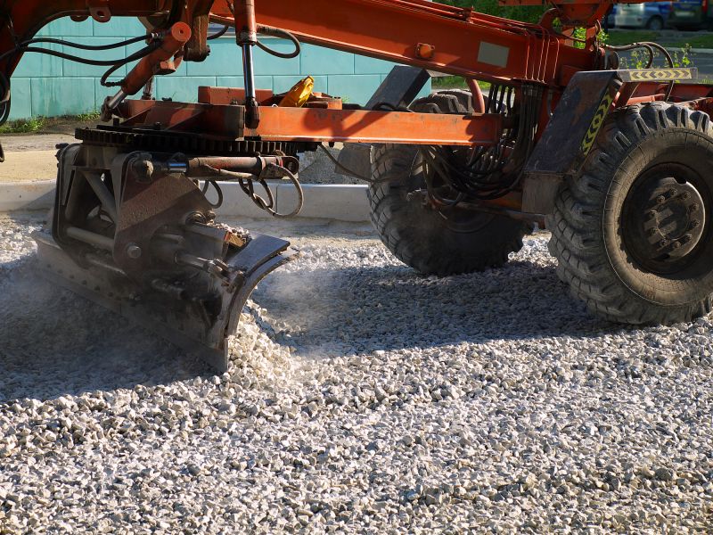 Equipment Used in Gravel Installation