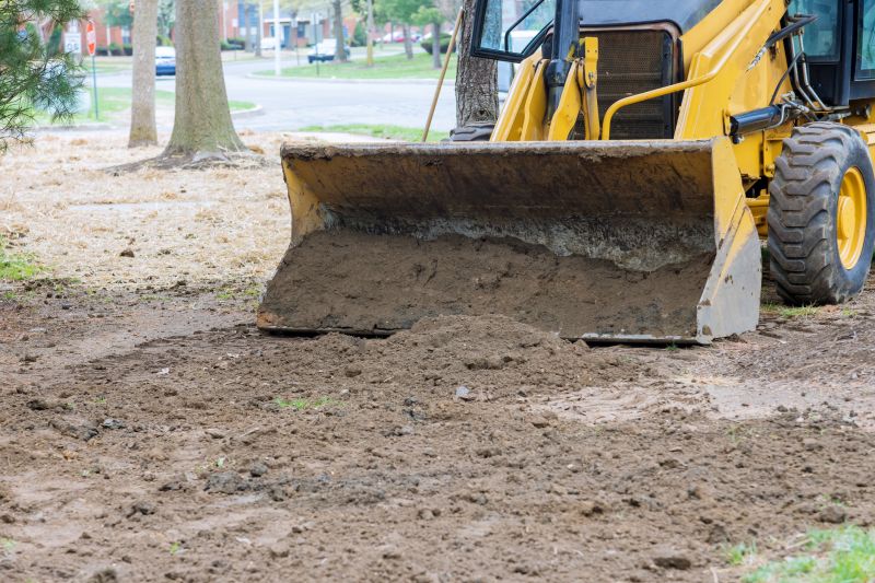 Yard Sloping Work in Progress